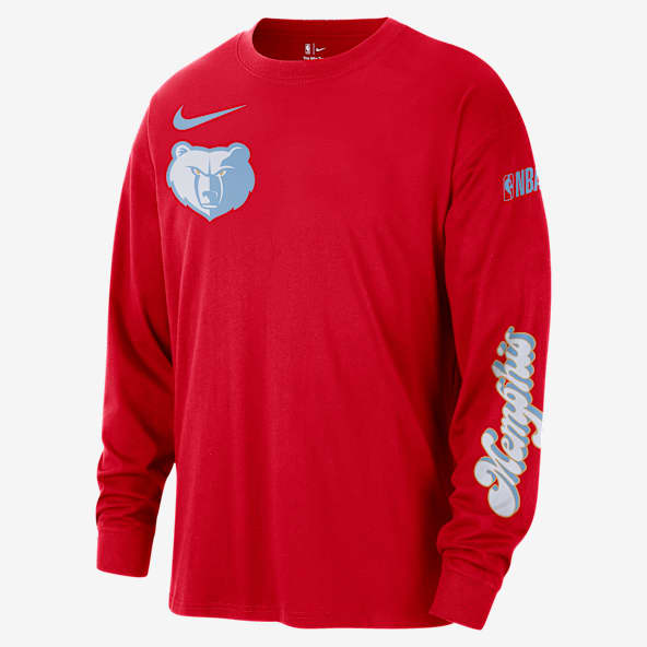 【NIKE】Memphis Grizzlies Essential NBA Long-Sleeve T-Shirt Memphis Grizzlies Men's Nike NBA Long-Sleeve T-Shirt. Nike.com